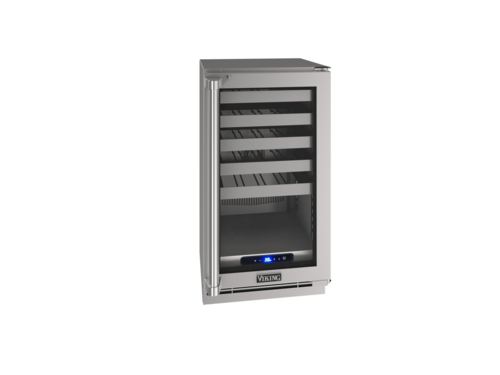 Viking VCWC518-SG33A 18" 1-Glass Door Undercounter Reach-In Wine Refrigerator | 3.7 Cu. Ft.