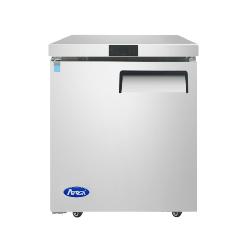 Atosa MGF8401GR 28" 1-Solid Door Undercounter Reach-In Refrigerator | 7.15 Cu. Ft.
