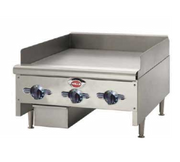 Wells HDTG-2430G 24" Thermostatic Control Gas Griddle | 60,000 BTU