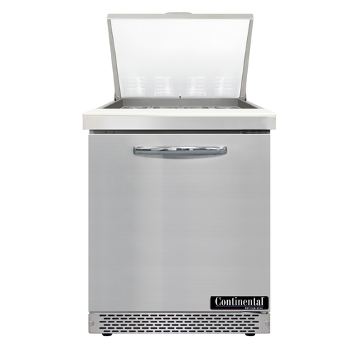 Continental Refrigerator D27N12M-FB Refrigerated Counter, Mega Top Sandwich / Salad Unit