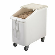Cambro IBS27148 27 Gallon Mobile Ingredient Bin w/ Clear Sliding Cover and S-hook
