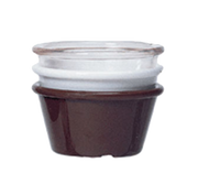 G.E.T. ER-025 2-1/2 oz Fluted Plastic Ramekin | Case of 48