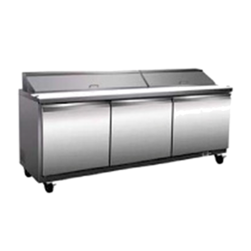 Serv-Ware SP72-18-HC-T Sandwich / Salad Prep Table