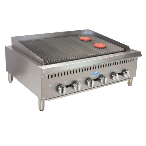 Comstock-Castle CCHRB36 36" Countertop Gas Radiant Charbroiler | 120,000 BTU