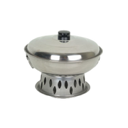 Thunder Group SLAL02B Stainless Steel Wok Chafer Body & Cover | 9" Diameter