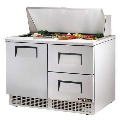True Mfg. TFP-48-18M-D-2 Mega Top Sandwich / Salad Prep Table