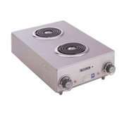 Wells H-115 2 Burner Coil Top Electric Hot Plate | 120 Volt