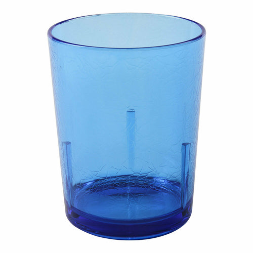 Cambro D14 Del Mar 14 oz. Crackled Plastic Tumbler Cup