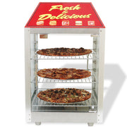 Winco 51040 Hot Food Display Case with Pass-Thru Doors | 16"W