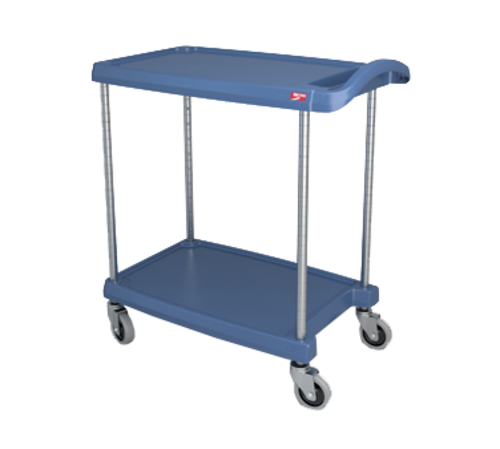 Metro MY1627-24 2 Shelf Plastic Utility Cart | 300 lb. Capacity