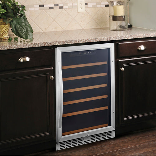 Eurodib USA USF54S 1 Swing Glass Door Reach-In Wine Cabinet