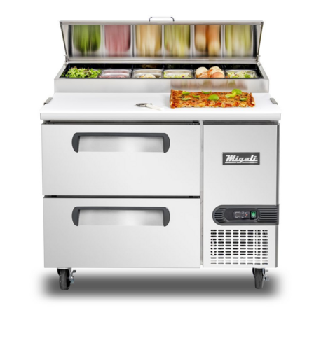 Migali Industries C-PP44-D-HC Pizza Prep Table