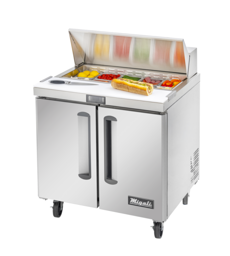 Migali Industries C-SP36-10-HC Sandwich / Salad Prep Table