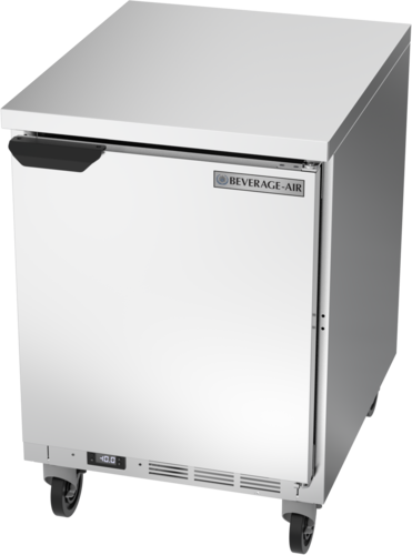 Beverage Air WTF24AHC-FLT 24" Worktop Freezer w/ Flat Top | 4.9 Cu. Ft.
