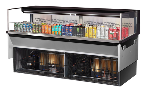 Turbo Air TOM-72L-UF-W(B)-1SI-N Refrigerated Display Case