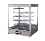 Doyon DRPR4S Revolving 4-Shelf Countertop Heated Display Case | 120V