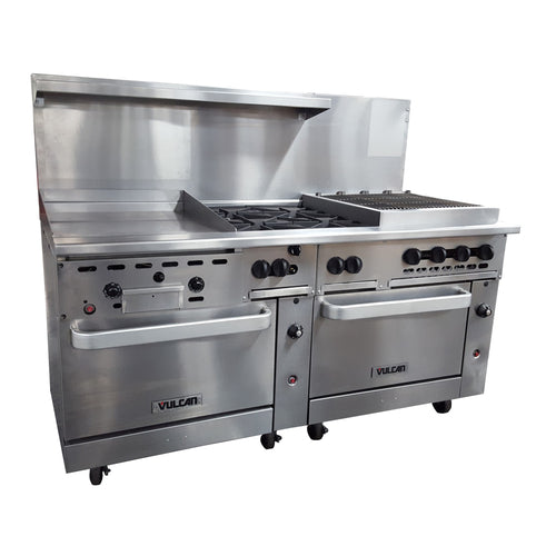 Vulcan 72SS-24G4B24CB 72" Restaurant Gas Range