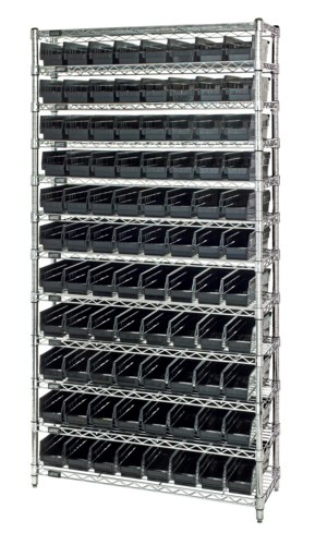 Quantum WR12-105CO Shelving Unit, Wire