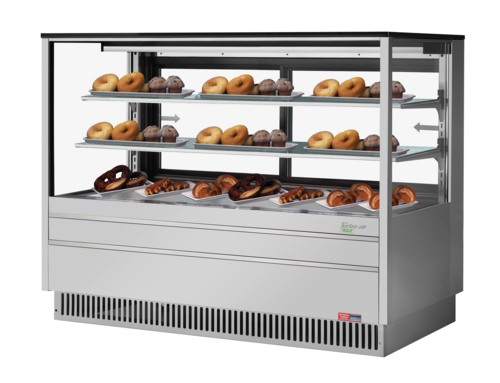 Turbo Air TCGB-72UF-DR-W(B) Non-Refrigerated Bakery Case