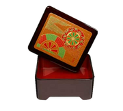 G.E.T. 230-2-F Fuji Don Jyu 6-1/2" x 3" Lunch Bento Sushi Box | Case of 12