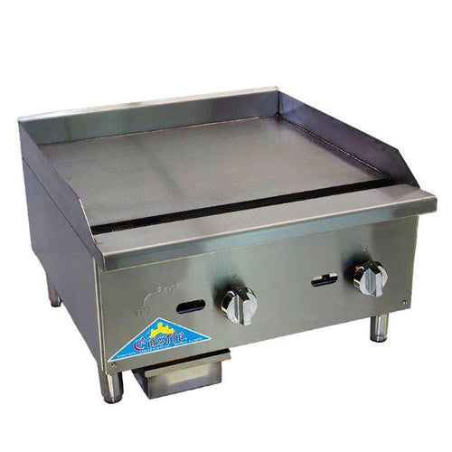 Comstock-Castle CCEGG36 36" Manual Countertop Gas Griddle | 90,000 BTU