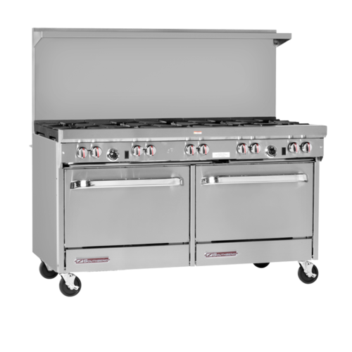Southbend S60DD-2RR 60" 6 Burner Gas Range w/ 24" Griddle, 2 Ovens