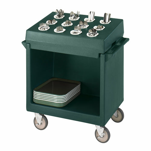 Cambro TDCR12 Dish Cart w/ 12 Compartment Flatware Rack