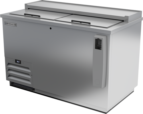 Beverage Air DW49HC-S 50" Stainless Steel Deep Well Bottle Cooler | 13.7 Cu. Ft.