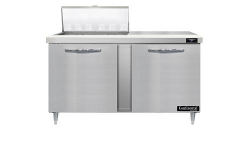 Continental Refrigerator D60N12M Refrigerated Counter, Mega Top Sandwich / Salad Unit