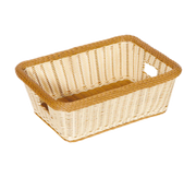 G.E.T. 18-1/2" x 13-1/2" Two-Tone Designer Polyweave Rectangular Basket | Model No. WB-1515