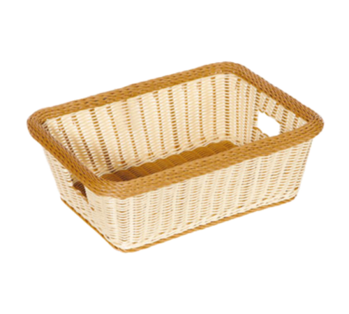 G.E.T. 18-1/2" x 13-1/2" Two-Tone Designer Polyweave Rectangular Basket | Model No. WB-1515