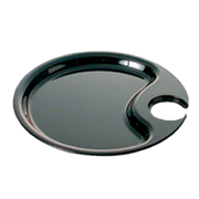 Thunder Group 10-1/2" Black Melamine Plate | Model No. RF7010B