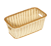 G.E.T. 16" x 9" Two-Tone Designer Polyweave Rectangular Basket | Model No. WB-1520-TT