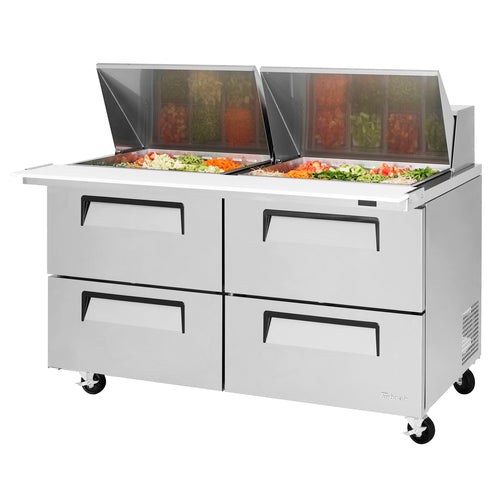 Turbo Air TST-60SD-24-D4-N Mega Top Sandwich / Salad Prep Table