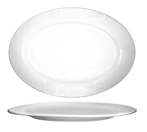 International Tableware DR-12 10-1/8" x 7" Platter | Case of 12