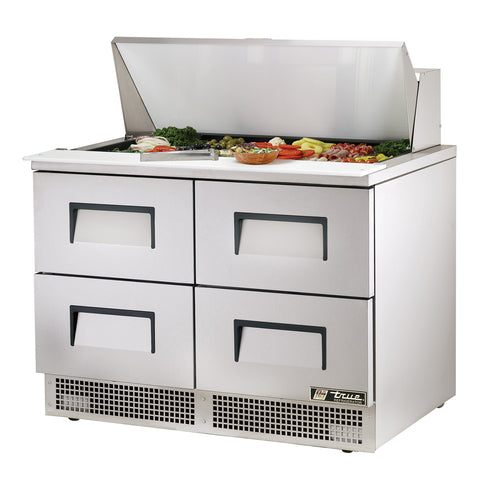 True Mfg. TFP-48-18M-D-4 Mega Top Sandwich / Salad Prep Table