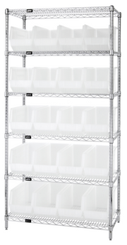 Quantum WR6-265CL Shelving Unit, Wire