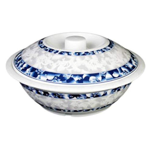 Thunder Group Blue Dragon 75 oz. Melamine Serving Bowl | Model No. 8010DL
