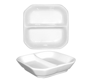 International Tableware FA2-3 3" x 3" x 3/4"H Compartment Sauce Dish | Case of 48