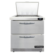 Continental Refrigerator D32N12M-FB-D Refrigerated Counter, Mega Top Sandwich / Salad Unit