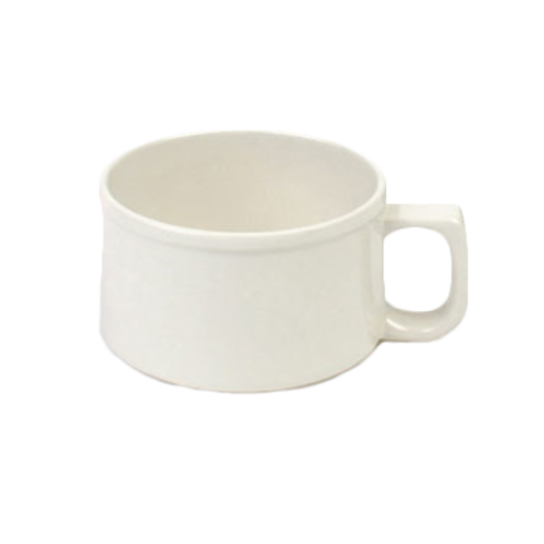 Thunder Group CR9016V 4" Soup Mug, Ivory 8 oz. | Case of 12