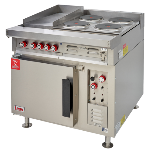 Lang Manufacturing (Middleby) R36C-ATE Range, 36" Heavy Duty, Electric