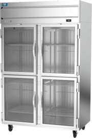 Beverage Air CT2HC-1HG 4 Glass Half Door Convertible Refrigerator Freezer | 45.2 Cu. Ft.