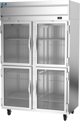 Beverage Air CT2HC-1HG 4 Glass Half Door Convertible Refrigerator Freezer | 45.2 Cu. Ft.