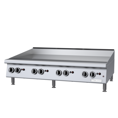 Garland GTGG48-GT48M 48" Thermostatic Gas Griddle w/ 1" Plate | 112,000 BTU