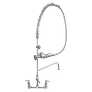 T&S Brass B-0133-01 8" Center Wall Mount Prerinse Unit w/14" Spout