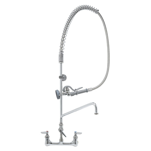 T&S Brass B-0133-01 8" Center Wall Mount Prerinse Unit w/14" Spout