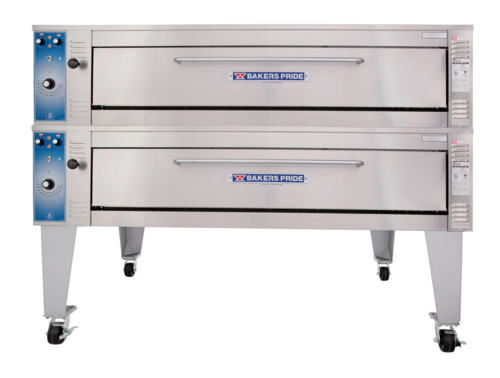 Bakers Pride EP-2-8-5736 57" Electric Double Pizza Deck Oven | 24 kW