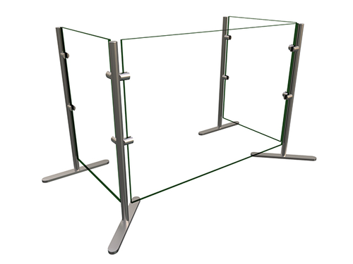 Hatco EP6-36 Sneeze Guard, Portable