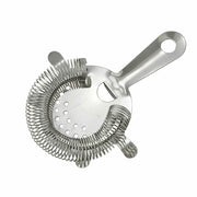 Winco BST-4P 4 Prong Stainless Steel Cocktail Strainer